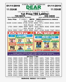 Lottery Sambad Result - Lottery Sambad 8 Pm Previous Result, HD Png Download, Transparent PNG