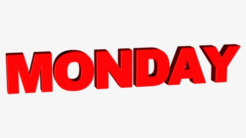 Monday Word, HD Png Download, Transparent PNG