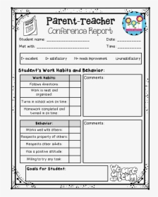 Best Formatos Printables - Parent Teacher Conference Papers, HD Png Download, Transparent PNG