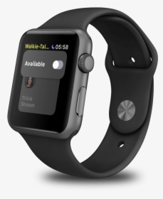 Not Available Setting In The Walkie-talkie Feature - Black Apple Smart Watch, HD Png Download, Transparent PNG
