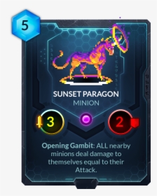 Sunset Paragon - Lesser Water Ball Duelyst, HD Png Download, Transparent PNG