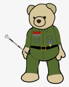 Army, Baton, Bear, Commander, Field Marshal, General - Clip Art, HD Png Download, Transparent PNG