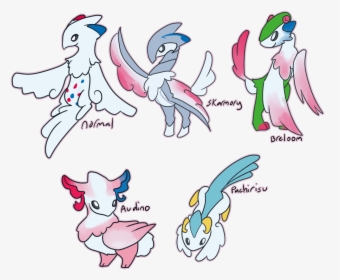 “i Decided To Doodle Some Togekiss Hybrids I Really - Cartoon, HD Png Download, Transparent PNG