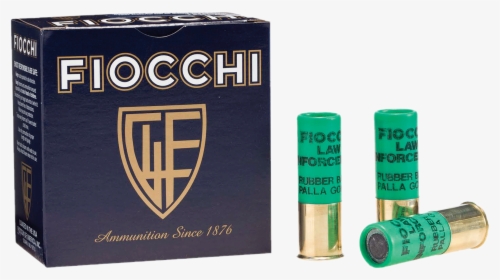Fiocchi 12lebat Rubber Baton 12 Gauge - Gauge, HD Png Download, Transparent PNG