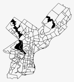 List Of Philadelphia Neighborhoods - Mt Airy Philadelphia Map, HD Png Download, Transparent PNG