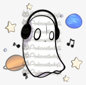 Dj Space Ghost Napstablook u Vu Silly Self-depreciating - Napstablook Jogo, HD Png Download, Transparent PNG