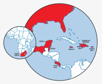 Map - Haiti And Costa Rica Map, HD Png Download, Transparent PNG
