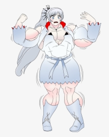 Weiss - Rwby Female Muscle Growth, HD Png Download, Transparent PNG