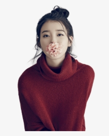 Iu Flower In Mouth, HD Png Download, Transparent PNG