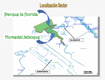 Plano De Ubicación Del Humedal Jaboque , Png Download - Humedal Jaboque Ubicacion, Transparent Png, Transparent PNG