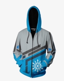 Rwby Weiss Schnee Zip Up Hoodie Fullprinted Zip Up - Kakashi Jacket, HD Png Download, Transparent PNG