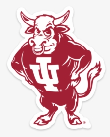 Iu Bison Sticker   Data-large Image //cdn - Vintage Indiana University Logo, HD Png Download, Transparent PNG