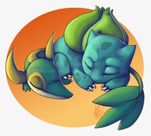 Bulbasaur And Snivy , Png Download - Snivy X Bulbasaur, Transparent Png, Transparent PNG