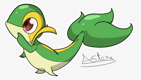 Little Snivy - Cartoon, HD Png Download, Transparent PNG