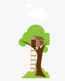 The Playschool Treehouse - Clipart Of Birds On Tree, HD Png Download, Transparent PNG