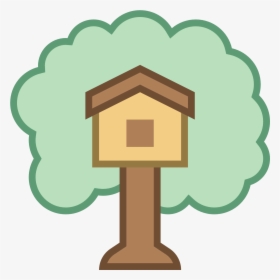 Treehouse Icon Free Download At Icons8 - Tree House Icon Png, Transparent Png, Transparent PNG