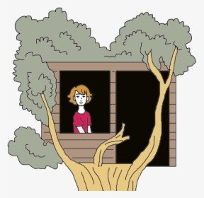 Tree House - Cartoon, HD Png Download, Transparent PNG