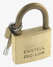 Cadenas Iso-lok® Laiton Corps 30mm Anse 15 Mm Combinaisons - Castell Iso Lok Padlocks, HD Png Download, Transparent PNG