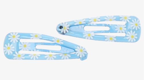 Daisy Print Hair Clips Blue Hair Clips Aesthetic Hd Png Download Transparent Png Image Pngitem