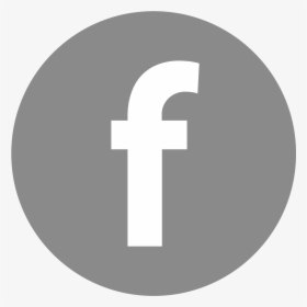 Fb Icon Png Facebook Logo Grey Circle Transparent Png