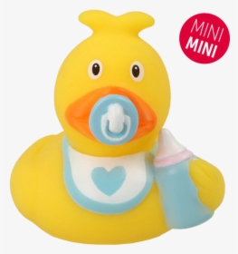 Lilalu Quietscheente Mini Baby Ente Junge Frontansicht - Baby Toys, HD Png Download, Transparent PNG