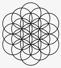 Coldplay A Head Full Of Dreams Png , Png Download - Flower Of Life 19 Circles, Transparent Png, Transparent PNG