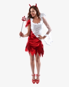 Halloween Costume Devil Dress Angel - Angels And Devils Costumes, HD Png Download, Transparent PNG