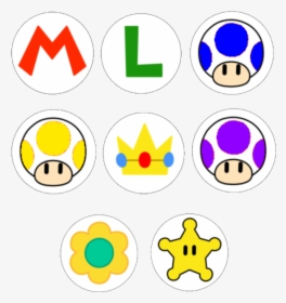 Super Mario Bros Charater Emblem, HD Png Download, Transparent PNG