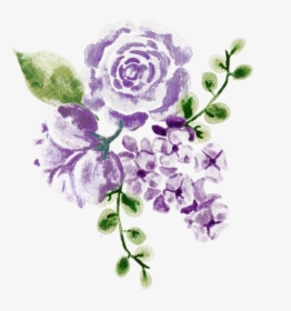 #watercolor #flowers #purple #lavender #png, Transparent Png, Transparent PNG