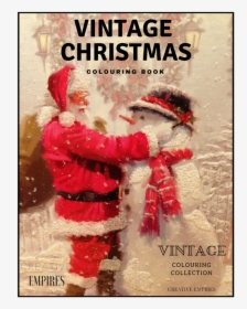 Vintage Christmas Colouring Book Colour Guide Ebook - Vintage Christmas, HD Png Download, Transparent PNG