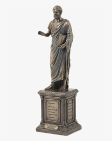 Aristotle Statue - Greek Philosopher Statue, HD Png Download, Transparent PNG