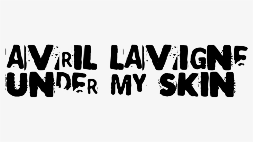 Avril Lavigne Under My Skin - Avril Lavigne Under My Skin Logo, HD Png Download, Transparent PNG