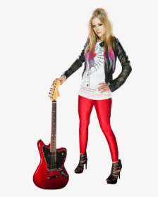 Avril Lavigne With Guitar Mag, HD Png Download, Transparent PNG