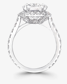 Shrank View Of A Graff Cushion Cut Icon Engagement - Engagement Ring, HD Png Download, Transparent PNG
