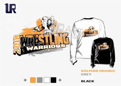 Wrestling Warriors Tshirt Vector Design Ready To Print - T Shirt Png Vector Design, Transparent Png, Transparent PNG
