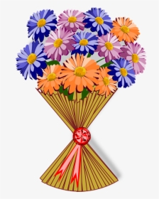 Banner Stock Bouquet I Ekler Pinterest - Bouquet De Fleurs Clipart, HD Png Download, Transparent PNG