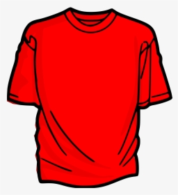 Shirt, T-shirt, Red, Clothing - T Shirt Clip Art, HD Png Download, Transparent PNG
