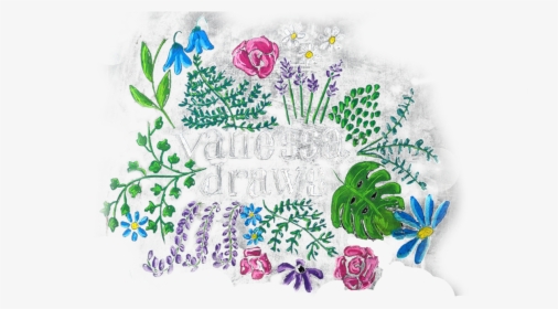 Chalk Flower Png Banner Freeuse Stock - Bouquet, Transparent Png, Transparent PNG