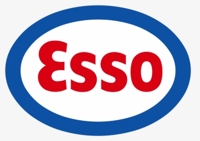 Esso Gas Station With Pizza Store & Country Style Kiosk - Esso Logo Png, Transparent Png, Transparent PNG