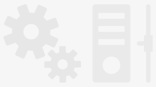 Server Optimized Icon - Cogs White, HD Png Download, Transparent PNG