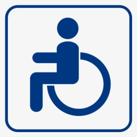 Disabled Handicap Symbol Png - Знак Инвалид Png, Transparent Png, Transparent PNG