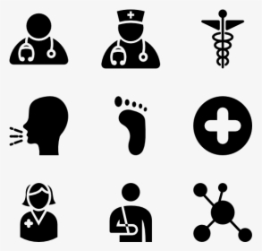 Person Icons Healthcare - Patient Black And White Icon, HD Png Download, Transparent PNG