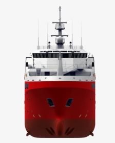 Ship Front View Png - Anchor Handling Tug Supply Vessel, Transparent Png, Transparent PNG