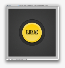 Web Design Button Tutorial - Circle, HD Png Download, Transparent PNG