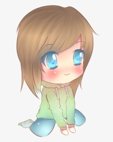 Cute Chibi Girl By Krinah On Clipart Library - Chibi Cute Girl Png, Transparent Png, Transparent PNG