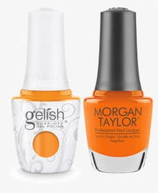 Gelish Gel Polish & Morgan Taylor Nail Lacquer, 1110304, - Gelish Nail Polish, HD Png Download, Transparent PNG