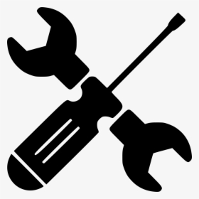 Wrench And Screw Driver - Icona Chiave Inglese Png, Transparent Png, Transparent PNG