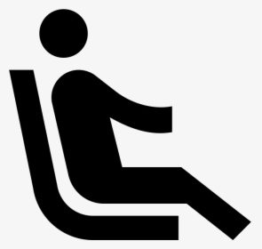No Steering Wheel Driver Icon - Reclining Seat Icon Png, Transparent Png, Transparent PNG