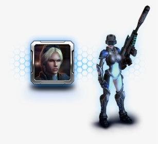 Starcraft 2 Female Ghost, HD Png Download, Transparent PNG