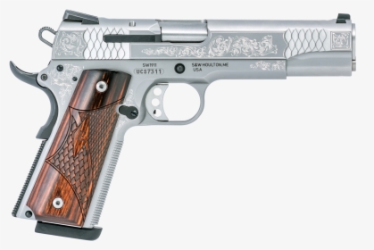 1911 Smith And Wesson 45 Engraved, HD Png Download, Transparent PNG